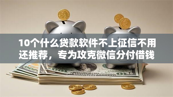 10个什么贷款软件不上征信不用还推荐，专为攻克微信分付借钱的平台难题
