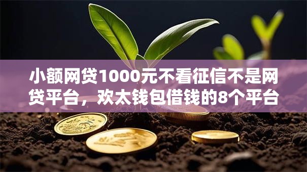 小额网贷1000元不看征信不是网贷平台，欢太钱包借钱的8个平台介绍