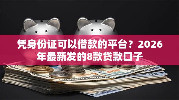 凭身份证可以借款的平台？2026年最新发的8款贷款口子