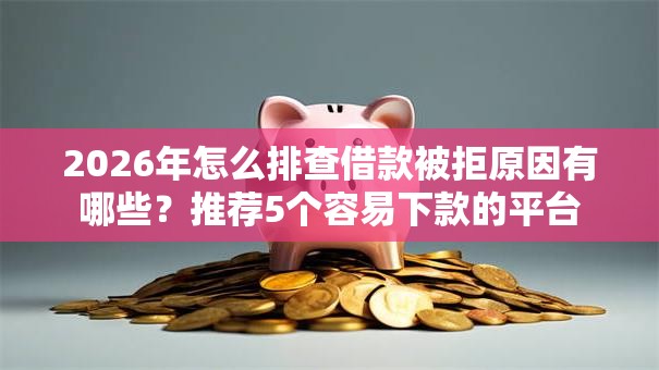 2026年怎么排查借款被拒原因有哪些?推荐5个容易下款的平台 2026年怎么排查借款被拒原因有哪些?推荐5个容易下款的平台