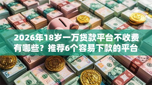 2026年18岁一万贷款平台不收费有哪些？推荐6个容易下款的平台