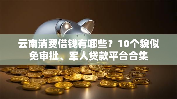 云南消费借钱有哪些？10个貌似免审批、军人贷款平台合集