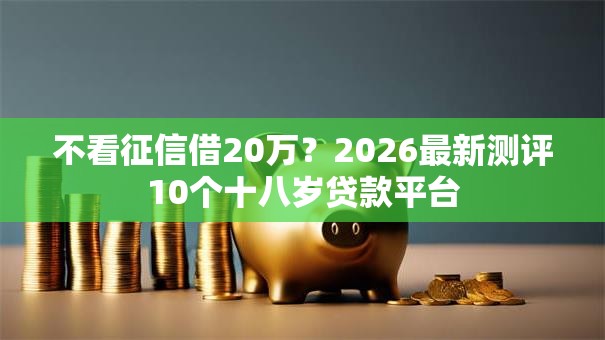 不看征信借20万？2026最新测评10个十八岁贷款平台