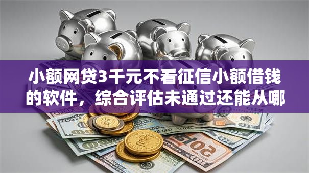 小额网贷3千元不看征信小额借钱的软件，综合评估未通过还能从哪里借钱的7个平台介绍