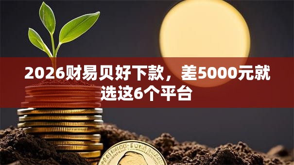 2026财易贝好下款，差5000元就选这6个平台