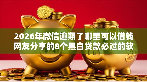 2026年微信逾期了哪里可以借钱网友分享的8个黑白贷款必过的软件我觉得不错！