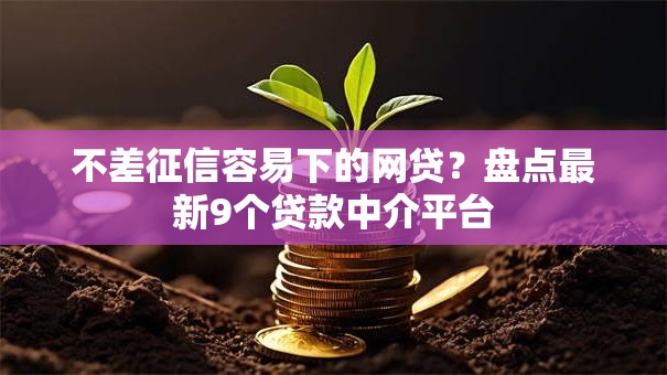 不差征信容易下的网贷？盘点最新9个贷款中介平台