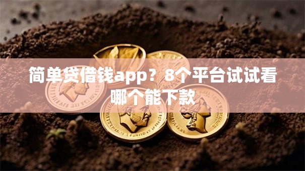 简单贷借钱app?8个平台试试看哪个能下款 简单贷借钱app?8个平台试试看哪个能下款