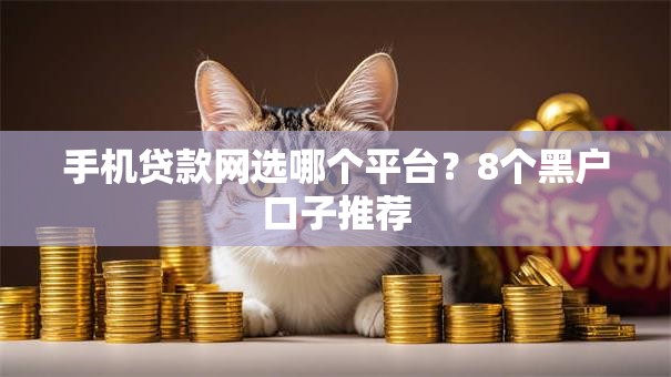 手机贷款网选哪个平台？8个黑户口子推荐