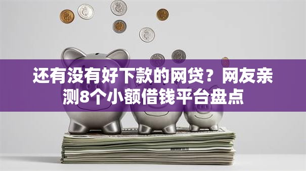 还有没有好下款的网贷？网友亲测8个小额借钱平台盘点