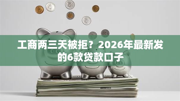 工商两三天被拒？2026年最新发的6款贷款口子