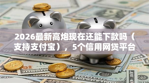 2026最新高炮现在还能下款吗（支持支付宝），5个信用网贷平台好无私分享