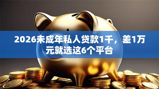 2026未成年私人贷款1千,差1万元就选这6个平台 2026未成年私人贷款1千,差1万元就选这6个平台