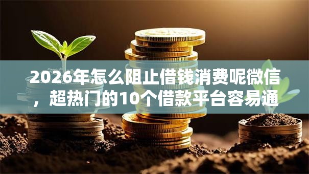 2026年怎么阻止借钱消费呢微信，超热门的10个借款平台容易通过不看征信推荐