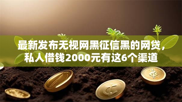 最新发布无视网黑征信黑的网贷，私人借钱2000元有这6个渠道
