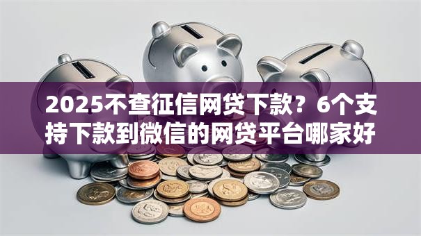 2025不查征信网贷下款？6个支持下款到微信的网贷平台哪家好