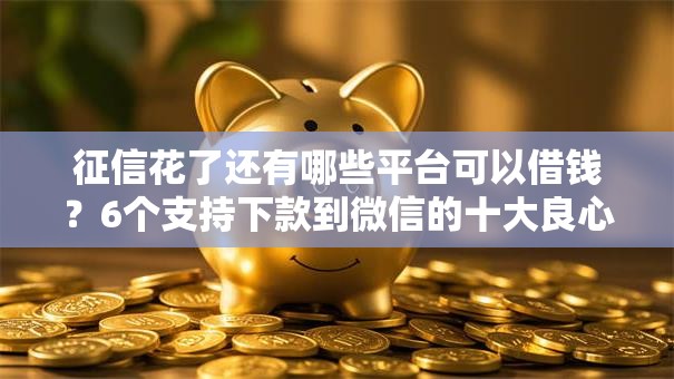 征信花了还有哪些平台可以借钱？6个支持下款到微信的十大良心贷款平台利息低一点
