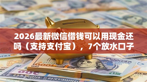 2026最新微信借钱可以用现金还吗（支持支付宝），7个放水口子无私分享