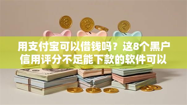 用支付宝可以借钱吗？这8个黑户信用评分不足能下款的软件可以试试