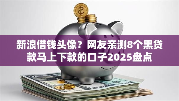 新浪借钱头像？网友亲测8个黑贷款马上下款的口子2025盘点