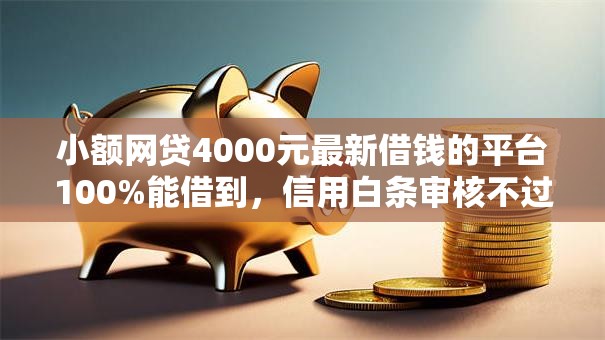 小额网贷4000元最新借钱的平台100%能借到，信用白条审核不过了的7个平台介绍