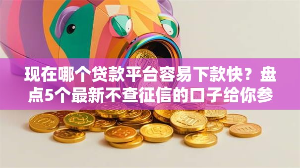 现在哪个贷款平台容易下款快?盘点5个最新不查征信的口子给你参考 现在哪个贷款平台容易下款快?盘点5个最新不查征信的口子给你参考