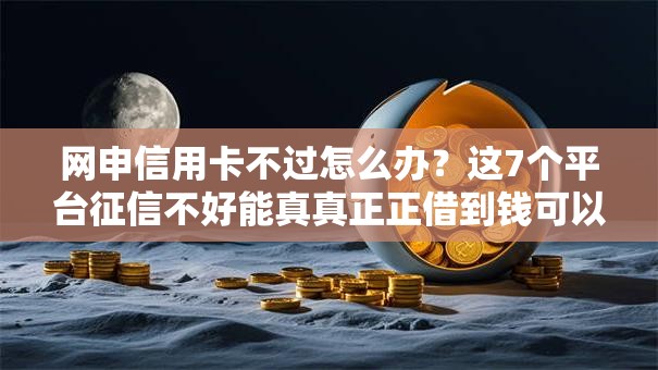 网申信用卡不过怎么办?这7个平台征信不好能真真正正借到钱可以试试 网申信用卡不过怎么办?这7个平台征信不好能真真正正借到钱可以试试