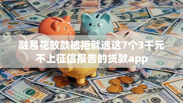 融易花放款被拒就选这7个3千元不上征信报告的贷款app