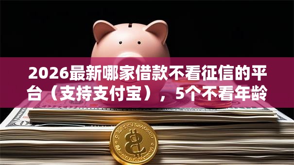 2026最新哪家借款不看征信的平台（支持支付宝），5个不看年龄征信负债的软件无私分享
