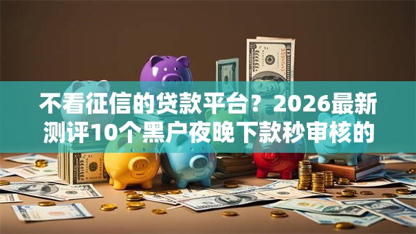 不看征信的贷款平台？2026最新测评10个黑户夜晚下款秒审核的平台