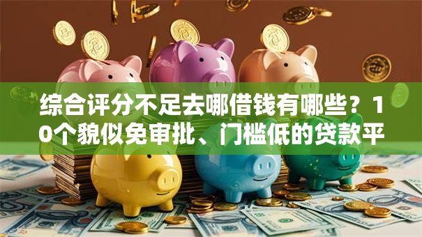 综合评分不足去哪借钱有哪些？10个貌似免审批、门槛低的贷款平台合集