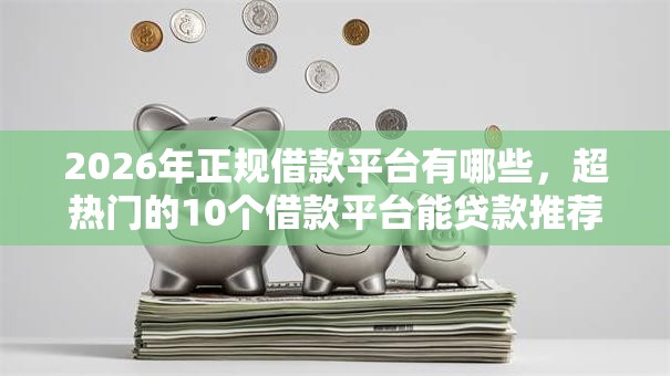 2026年正规借款平台有哪些，超热门的10个借款平台能贷款推荐
