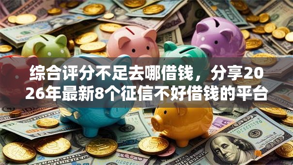 综合评分不足去哪借钱，分享2026年最新8个征信不好借钱的平台100%能借到