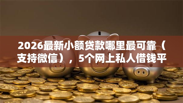 2026最新小额贷款哪里最可靠（支持微信），5个网上私人借钱平台无私分享