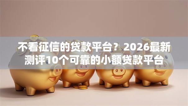不看征信的贷款平台？2026最新测评10个可靠的小额贷款平台