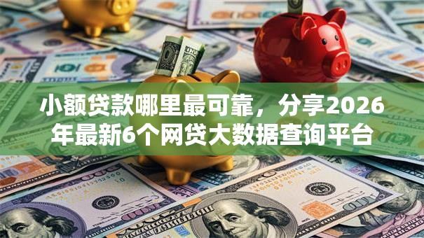 小额贷款哪里最可靠，分享2026年最新6个网贷大数据查询平台