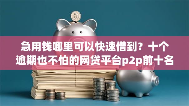 急用钱哪里可以快速借到？十个逾期也不怕的网贷平台p2p前十名