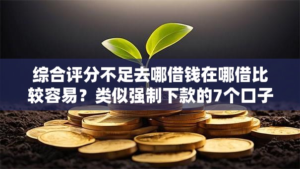 综合评分不足去哪借钱在哪借比较容易?类似强制下款的7个口子参考 综合评分不足去哪借钱在哪借比较容易?类似强制下款的7个口子参考
