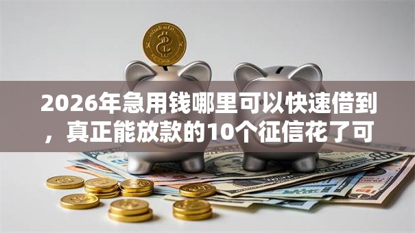 2026年急用钱哪里可以快速借到,真正能放款的10个征信花了可以借钱的网贷平台推荐 2026年急用钱哪里可以快速借到,真正能放款的10个征信花了可以借钱的网贷平台推荐
