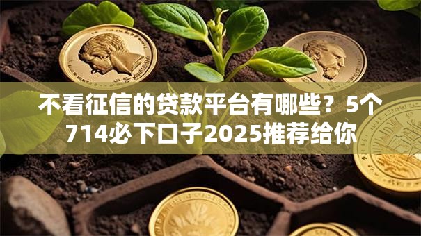 不看征信的贷款平台有哪些?5个714必下口子2025推荐给你 不看征信的贷款平台有哪些?5个714必下口子2025推荐给你