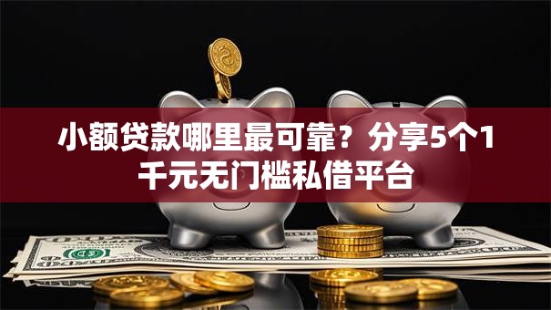 小额贷款哪里最可靠？分享5个1千元无门槛私借平台