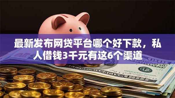 最新发布网贷平台哪个好下款，私人借钱3千元有这6个渠道