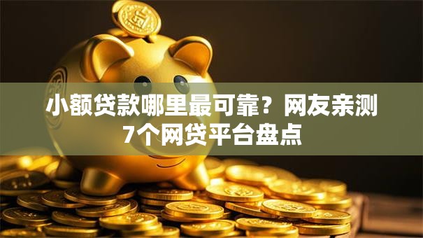 小额贷款哪里最可靠？网友亲测7个网贷平台盘点