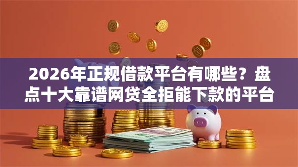 2026年正规借款平台有哪些？盘点十大靠谱网贷全拒能下款的平台