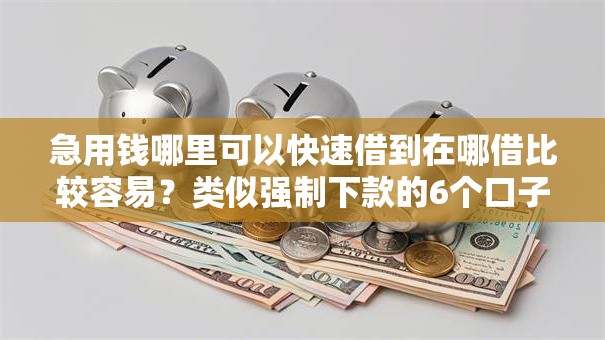 急用钱哪里可以快速借到在哪借比较容易？类似强制下款的6个口子参考