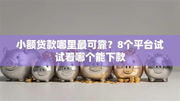 小额贷款哪里最可靠？8个平台试试看哪个能下款