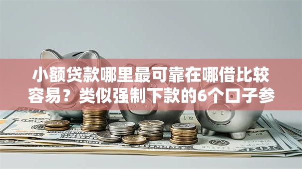 小额贷款哪里最可靠在哪借比较容易？类似强制下款的6个口子参考