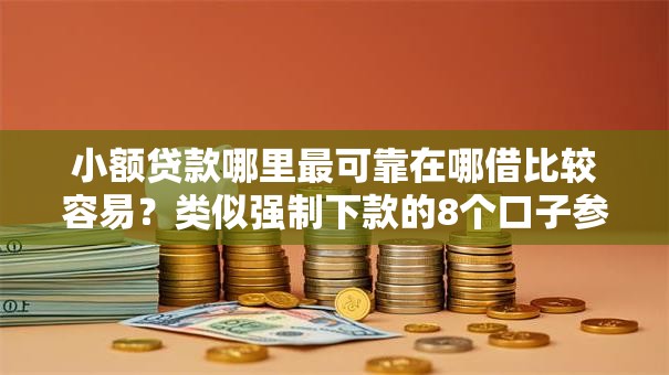 小额贷款哪里最可靠在哪借比较容易？类似强制下款的8个口子参考