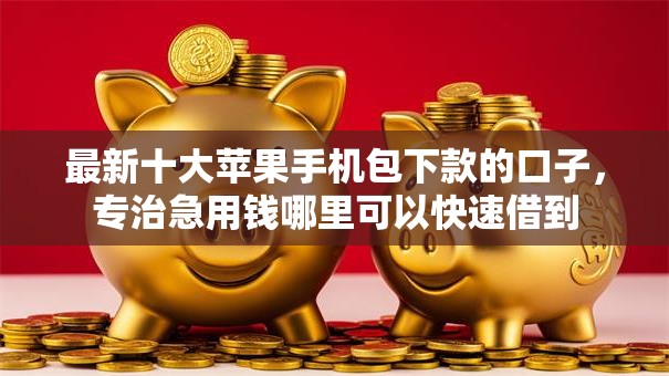 最新十大苹果手机包下款的口子，专治急用钱哪里可以快速借到