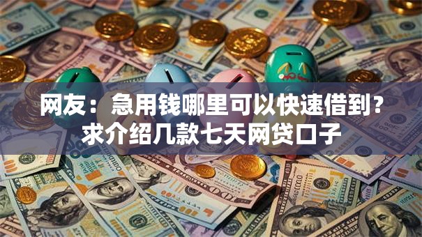网友：急用钱哪里可以快速借到？求介绍几款七天网贷口子
